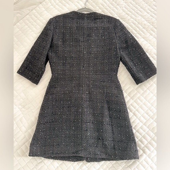 MAJE Black Tweed Dress - Picture 4 of 6